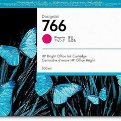Original HP 766 Standard Yield Magenta Ink Cartridge, P2V90A