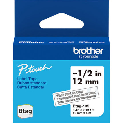 Original Brother Btag Label Tape for P-Touch PT-N10, PT-N20 & PT-N25BT