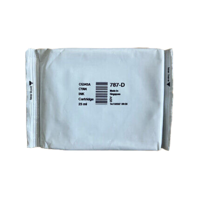 Genuine Pitney Bowes 787-D 23ml Cyan Standard Yield Ink Cartridge, CG343A