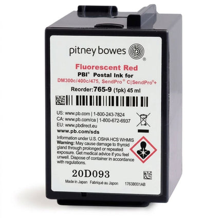 Original Pitney Bowes 765-9 Ink Cartridge