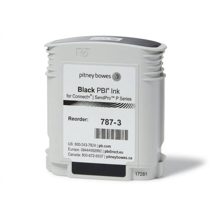 Original Pitney Bowes 787-3 Black Ink Cartridge