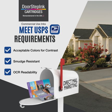 DoorStepInk Brand Reliable H Black Ink Cartridge Made in the USA