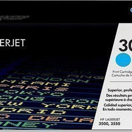 Original HP 308A Standard-Yield Cyan Toner Cartridge, Q2671A