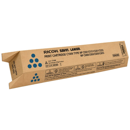 Ricoh 841455 Cyan Toner Cartridge (17k Pages)