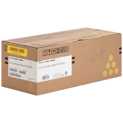 Ricoh SP C252HA Yellow Toner Cartridge, 407656