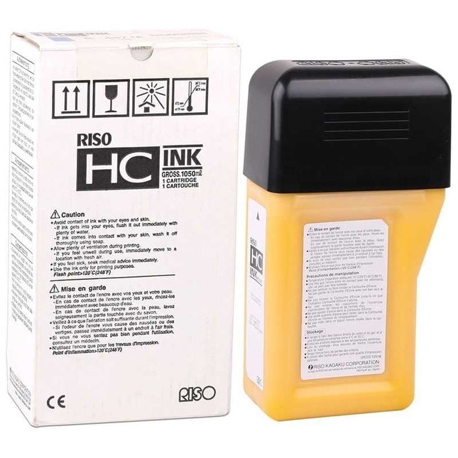 Original Risograph S-4673 Yellow Ink Tank