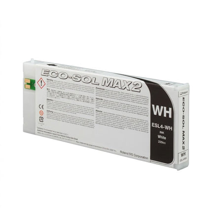 Roland ESL4 Eco-Sol White Ink Cartridges - 220 ML