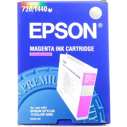 Genuine Epson S020126 Magenta Inkjet Cartridge, MJIC9M