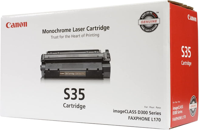 Original Canon S35 High Yield Black Toner Cartridge, 7833A001