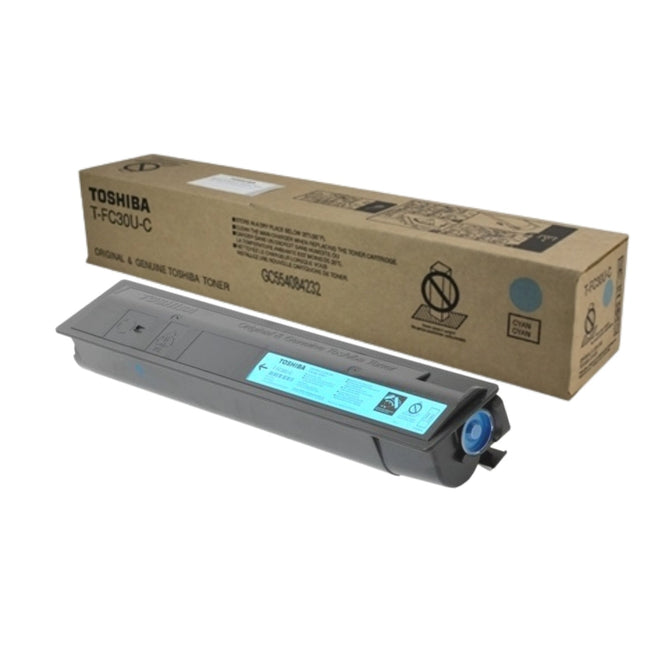 Original Toshiba T-FC-30U-C Standard Yield Cyan Toner Cartridge
