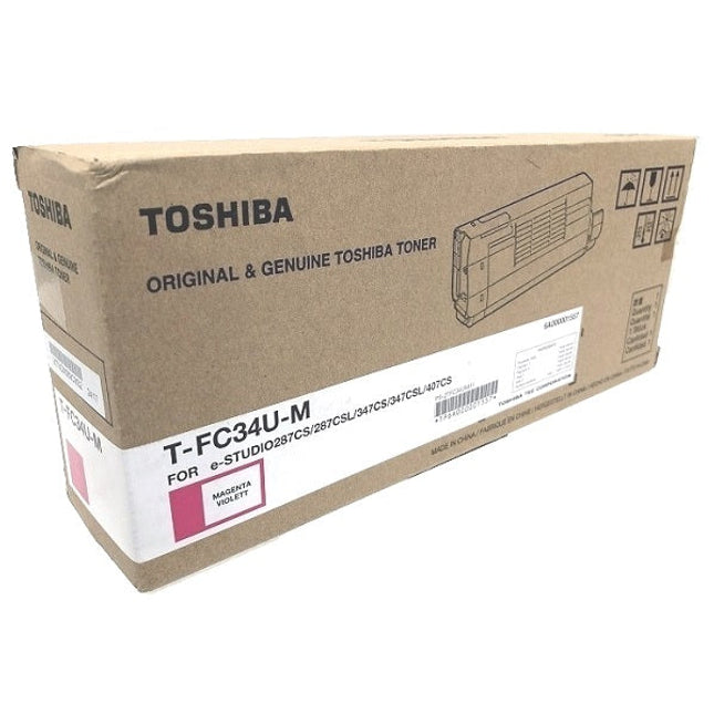 Genuine Toshiba T-FC34U-M Magenta Toner Cartridge