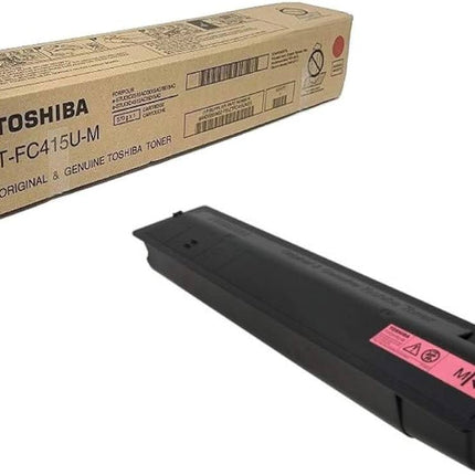 Genuine Toshiba TFC415UM Standard Yield Magenta Toner Cartridge,T-FC415U-M