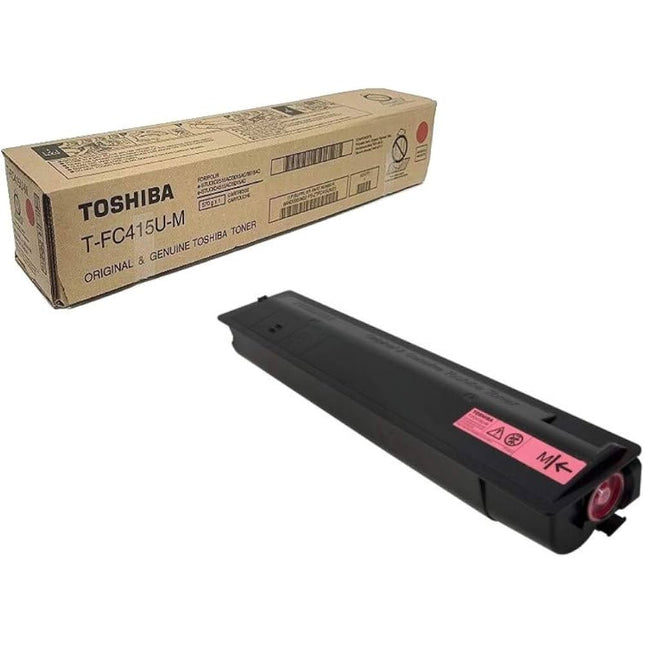 Genuine Toshiba TFC415UM Standard Yield Magenta Toner Cartridge,T-FC415U-M