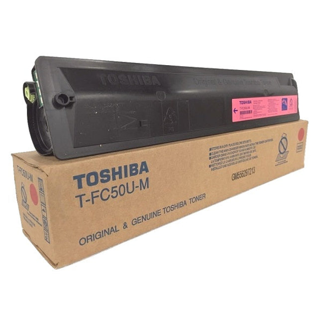Genuine Toshiba TFC50UM Standard Yield Magenta Toner Cartridge, T-FC50U-M
