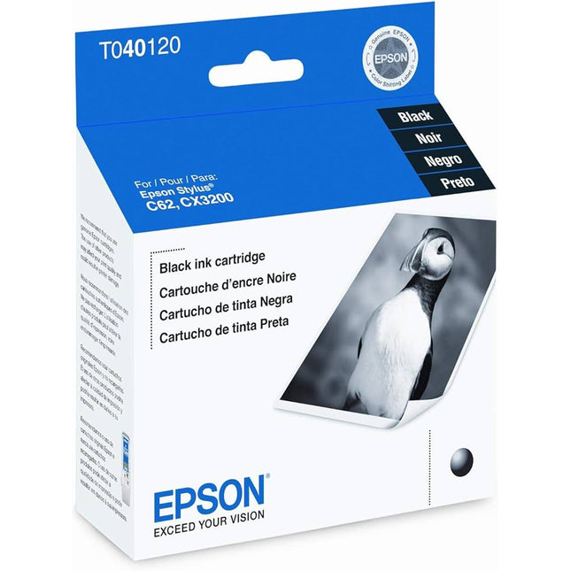 Epson T040 Black UltraChrome Ink Cartridge, T040120