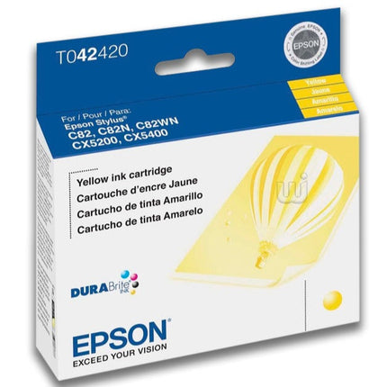 Epson T042 Yellow Ink Cartridge, T042420