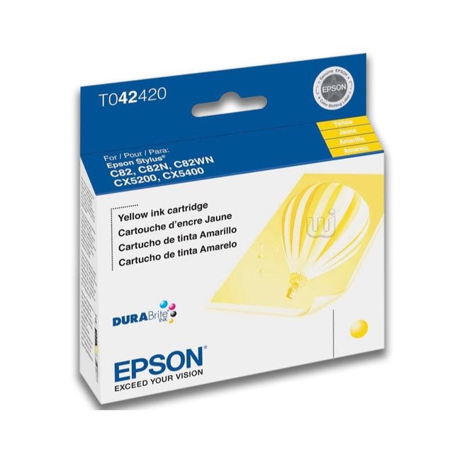 Epson T042 Yellow Ink Cartridge, T042420