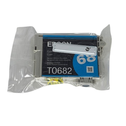 Epson T068 High-Yield Cyan Inkjet Cartridge, T068220