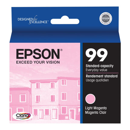 Epson 99 Light Magenta Ink Cartridge, T099620-S