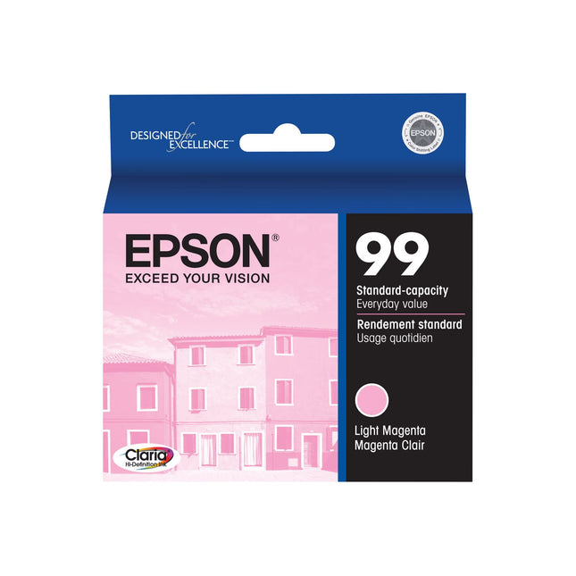 Epson 99 Light Magenta Ink Cartridge, T099620-S