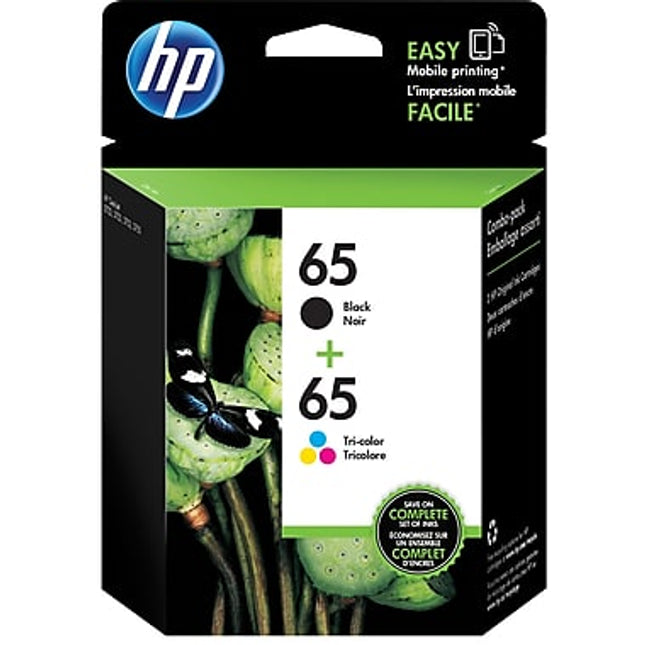 Original HP 65 Black & Color Ink Cartridge