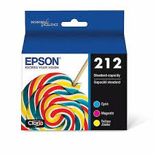 Original Epson 212 Standard Yield Multi-Color (3-Pack) Ink Cartridge, T212120-S