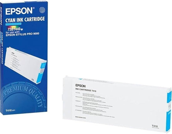 Genuine Epson T410 Standard Yield Cyan Inkjet Cartridge, T410011