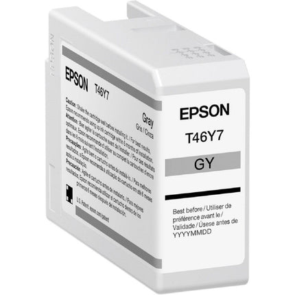 Original Epson T46Y7 Standard Yield GRAY Ink Cartridge