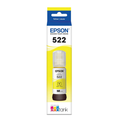 Original Epson T522 High-Yield Yellow Ink Bottle, T522420