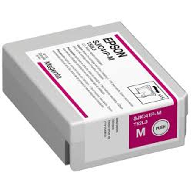 Original Epson T52L3 High Yield Magenta Ink Cartridge, SJIC41P-N