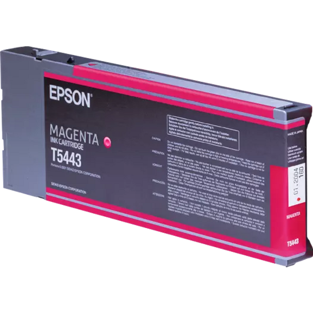 Epson T5443 High-Yield Magenta 220ml Ink Cartridge, T544300