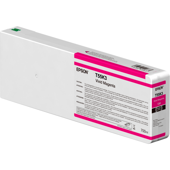 Epson 700ml UltraChrome HD Vivid Magenta Ink Cartridge, T55K300 