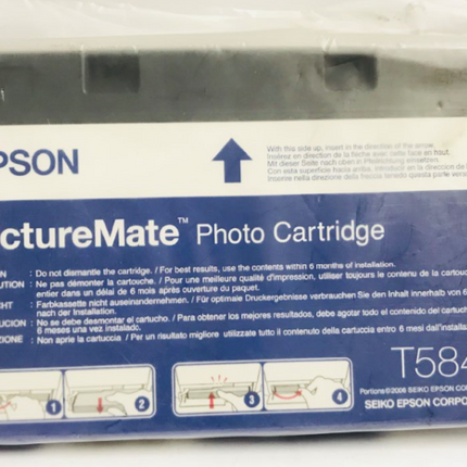 Genuine Epson T5846 PictureMate Photo Cartridge.