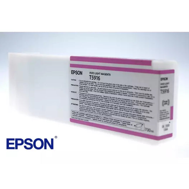 Genuine Epson T5916 Vivid Light Magenta UltraChrome K3 Ink Cartridge, T591600