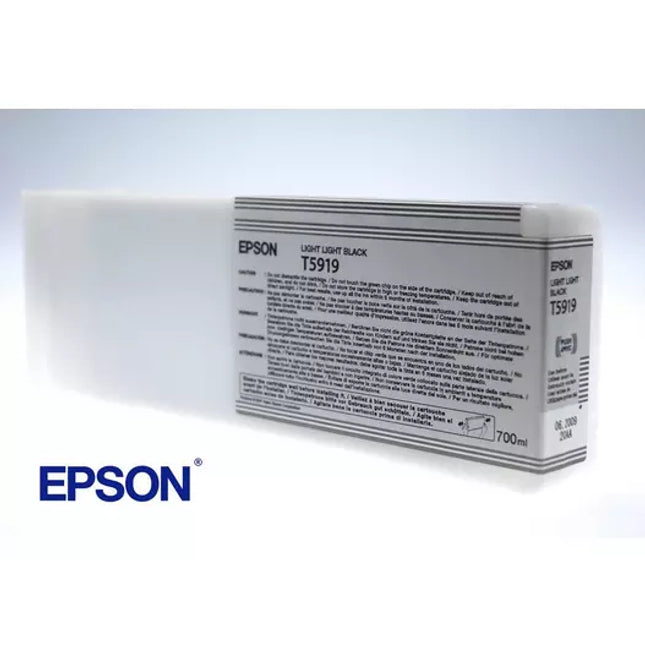 Genuine Epson T5919 Light Light Black UltraChrome K3 Ink Cartridge, T591900
