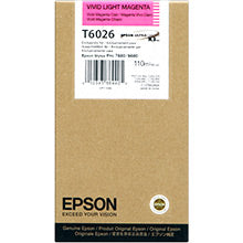 Original Epson T6026 Standard Yield Vivid Light Magenta Ink Cartridge, C13T602600