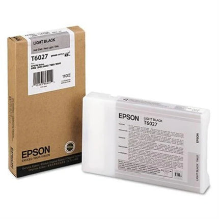 Original Epson T6027 Standard Yield Light Black Ink Cartridge, T602700 