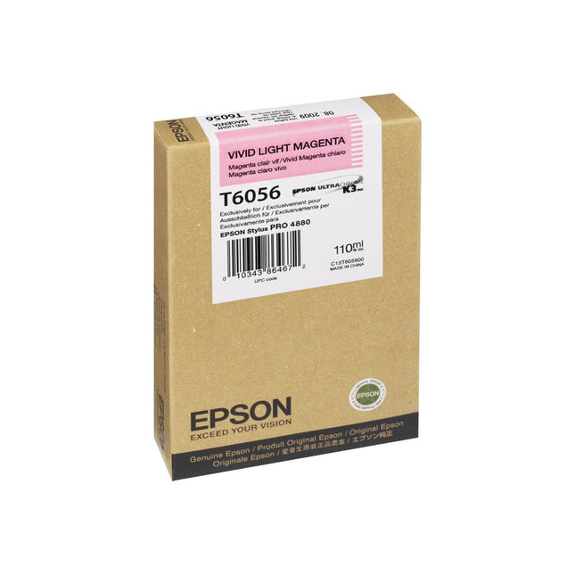 Epson T605 Vivid Light Magenta Ink Cartridge, T605600