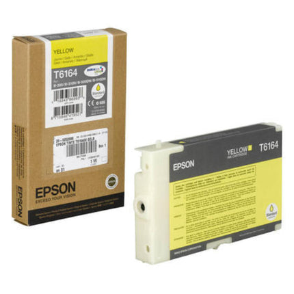 Original Epson T6164 Standard-Yield Yellow Ink Cartridge, C13T616400
