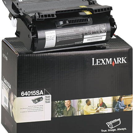 Original Lexmark T640 Standard Yield Black Toner Cartridge, 64015SA
