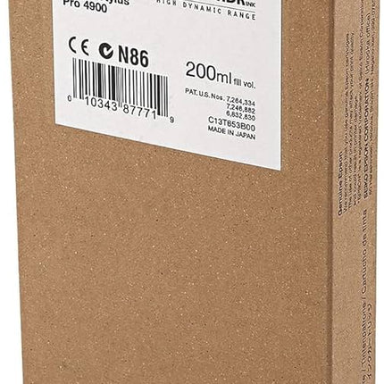 Epson (T653B) 200ml Green UltraChrome HDR Ink Cartridge, T653B00