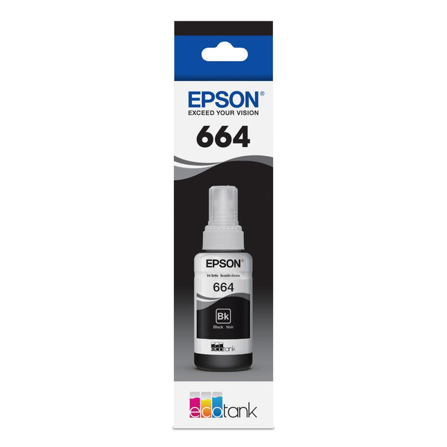 Epson (664) Ultra High-Yield Black Ink Bottle, T664120