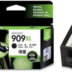 Genuine HP 909XL High-Yield Black OfficeJet Ink Cartridge, T6M21AA