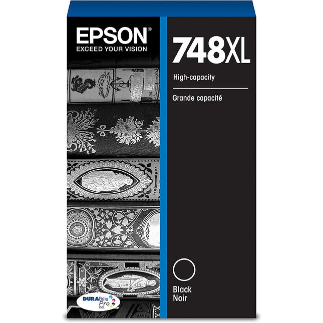 Epson 748XL High-Yield Yellow DURABrite Pro Ink Cartridge, T748XL120
