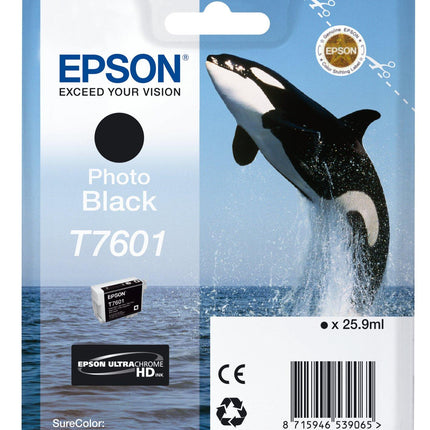 Epson Whale T7601 Photo Black Ink Cartridge