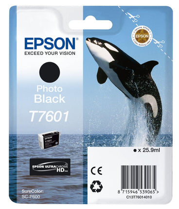 Epson Whale T7601 Photo Black Ink Cartridge