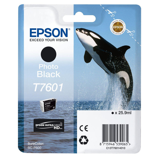 Epson Whale T7601 Photo Black Ink Cartridge