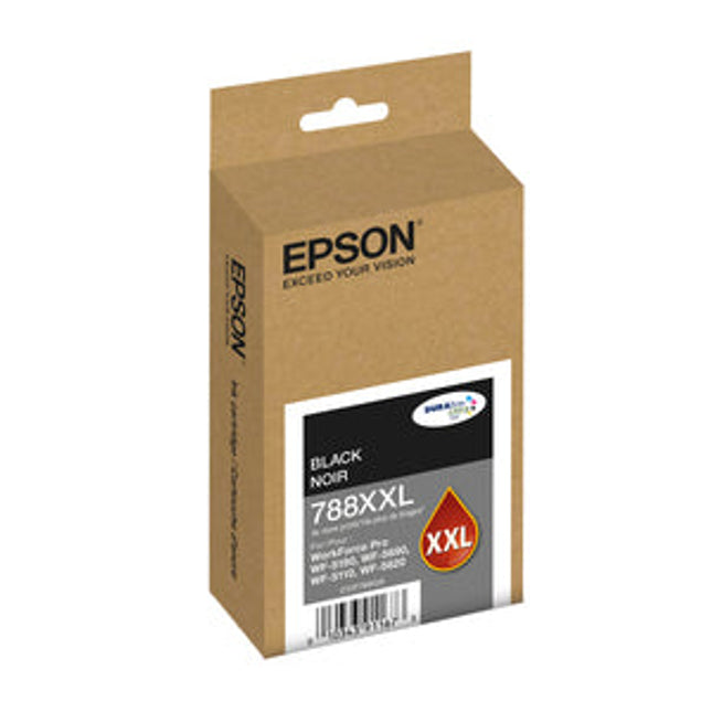 Original Epson 788XXL Extra High Yield Black Ink Cartridge, C13T788120