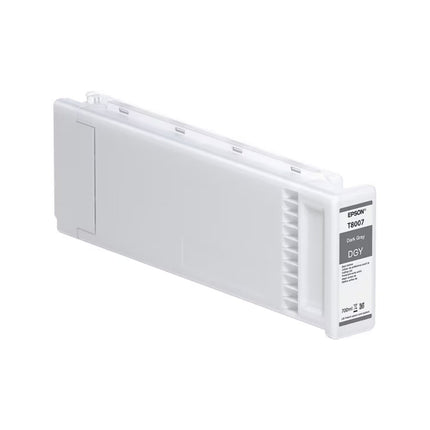 Original Epson T8007 High-Yield Dark Grey Inkjet Cartridge, C13T800700