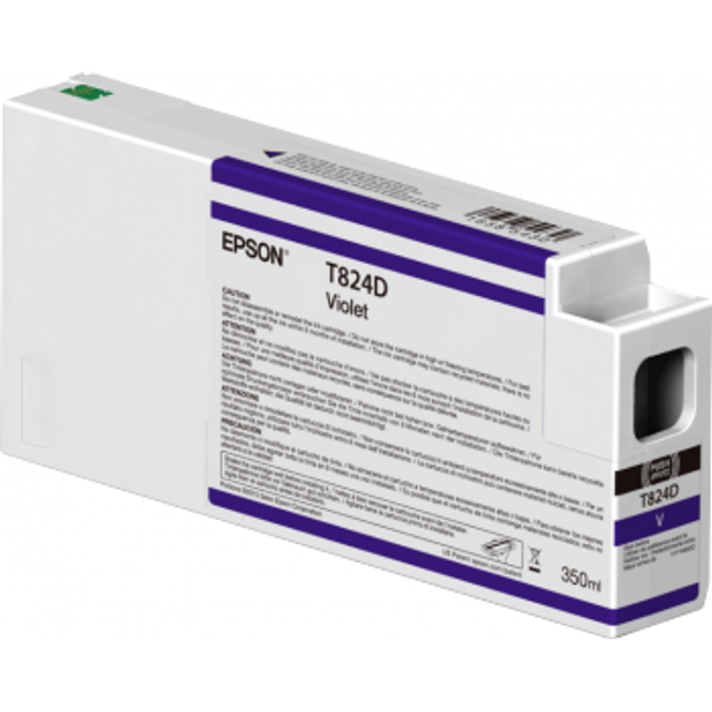 Genuine Epson 824 Violet Ink Cartridge, T824D00